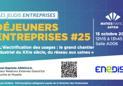 Visuel de promotion du dejeuner entreprise